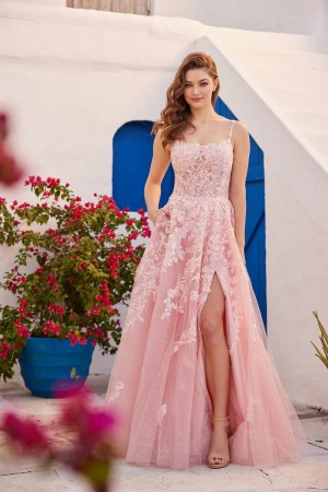 Size 2 Blush Ellie Wilde by Mon Cheri EW35114 Prom Dress
