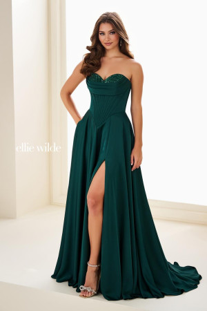 Ellie Wilde By Mon Cheri EW37213 Debut Gown with Pockets and Corset