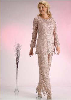 petite grandmother of the bride pant suits