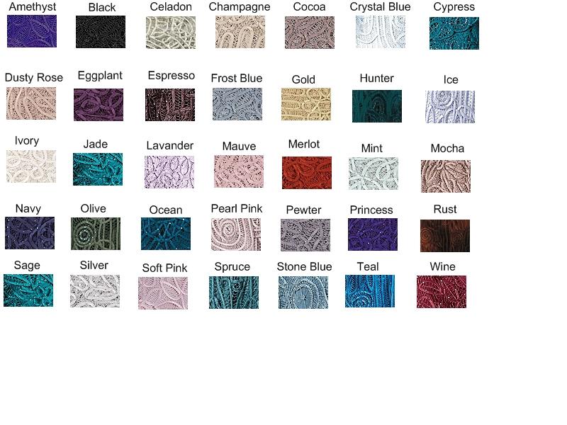 Celadon Color Chart