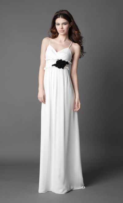 Long Flower Chiffon WTOO Maids Bridesmaid  Dress  886 