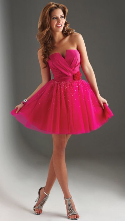 French Novelty: Flirt Short Tulle Party Dress PF5018 for Homecoming 2011