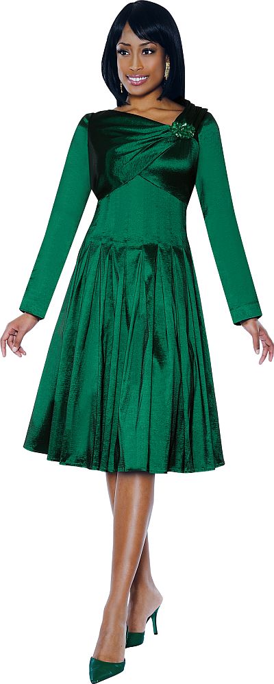 emerald green church dresses