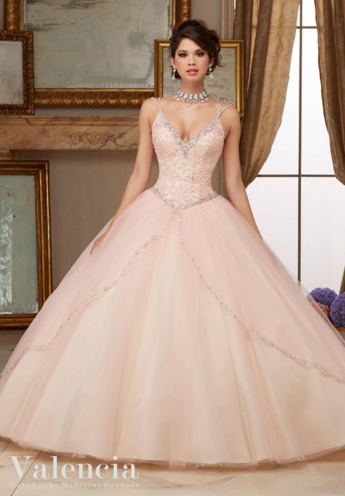 champagne blush quinceanera dresses