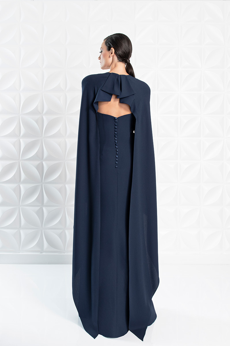 スーツ・フォーマル・ドレス layered cape dress スーツ・フォーマル・ドレス layered cape dress スーツ・フォーマル