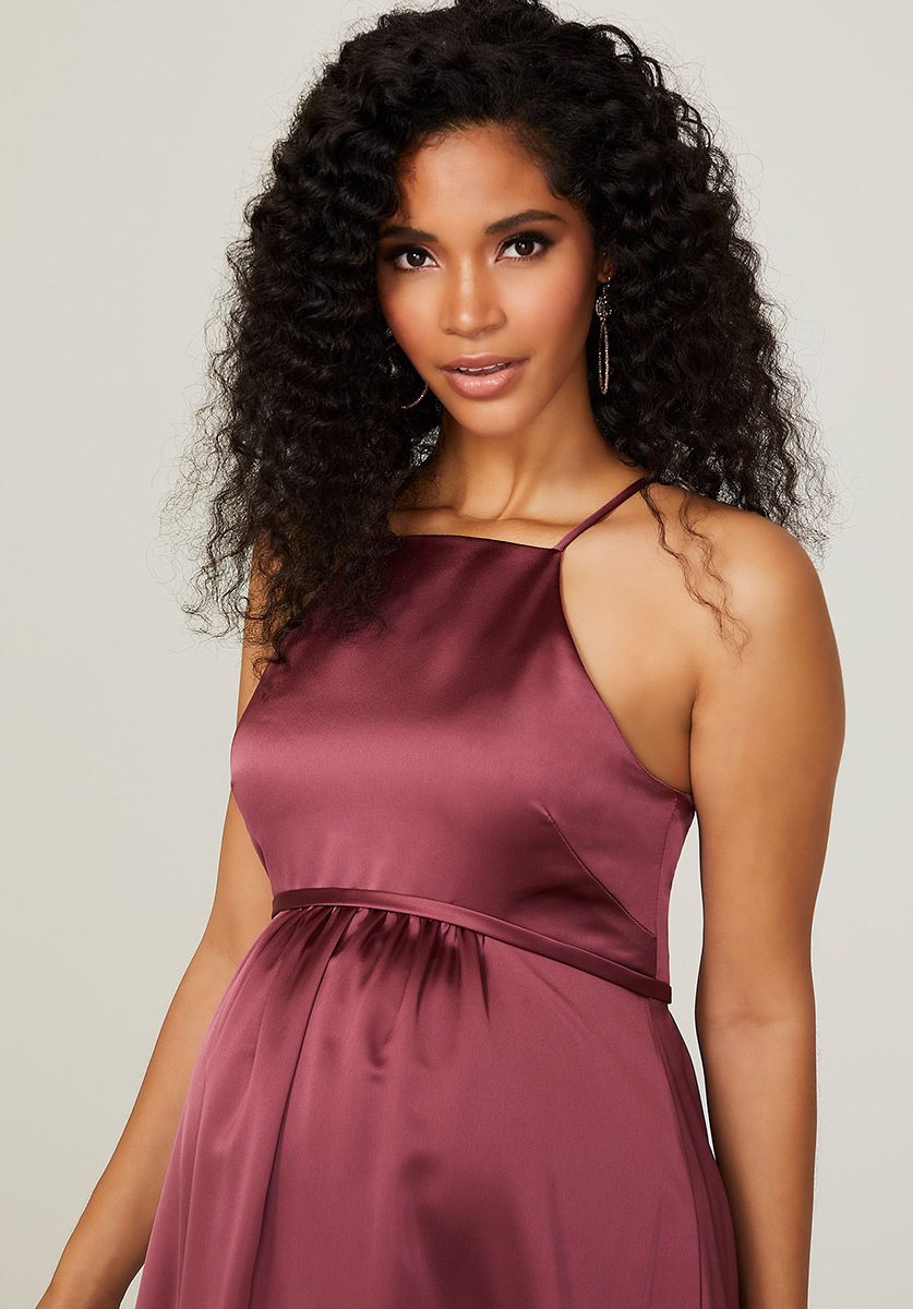 Purple maternity bridesmaid bayby dresses