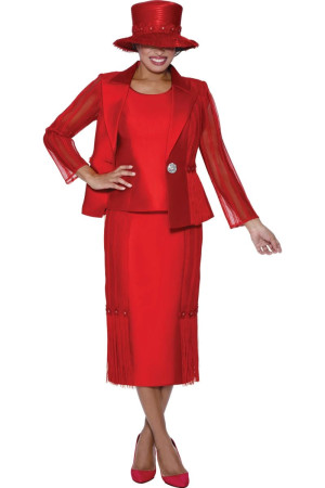 GMI G400943 Ladies Striking Church Suit with Fringe