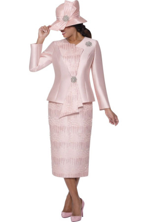 GMI G400952 Ladies Floral Bead Design Church Suit