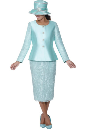 GMI G400982 Ladies Elegant Lace Church Suit