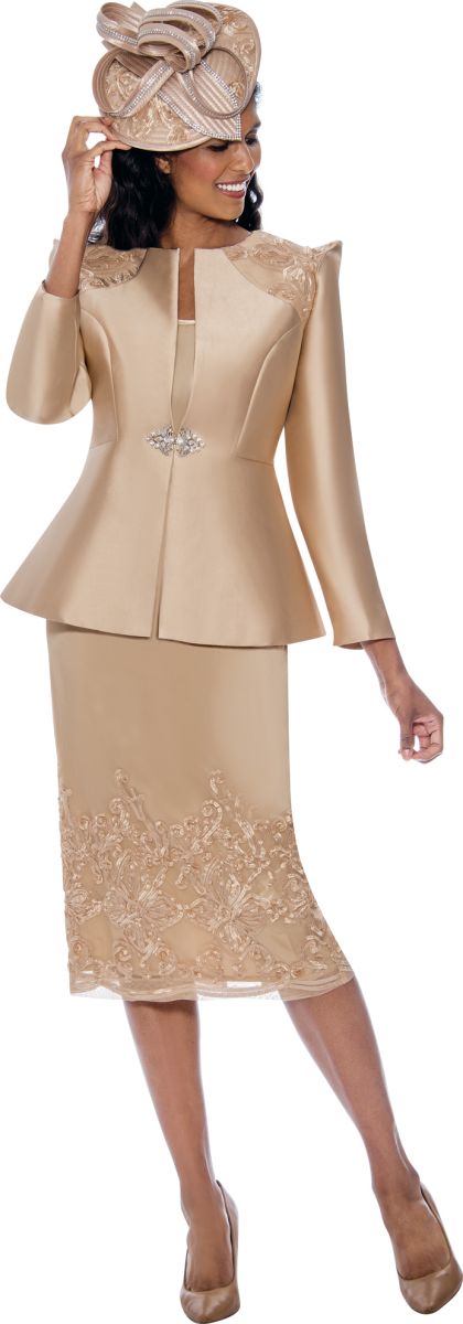 GMI G8153 Ladies Stunning Church Suit: French Novelty