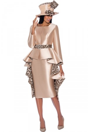 GMI G9302 Ladies Animal Print Church Suit