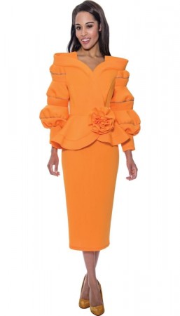 GMI G9742 Ladies Puff Sleeve Church Suit
