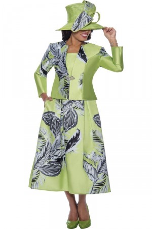 GMI G9772 Ladies Bold Print Church Suit
