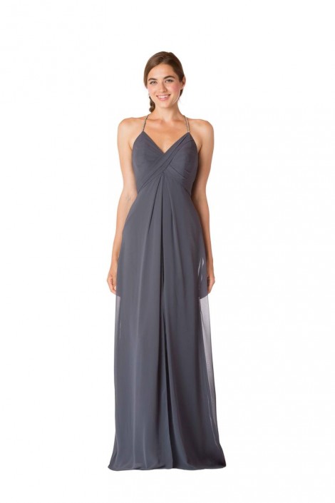 Bari Jay Ic 1723 Iridescent Bridesmaid Dress With Beaded Straps Bari Jay Ic 1723 Iridescent Bridesmaid Dress With Beaded Straps