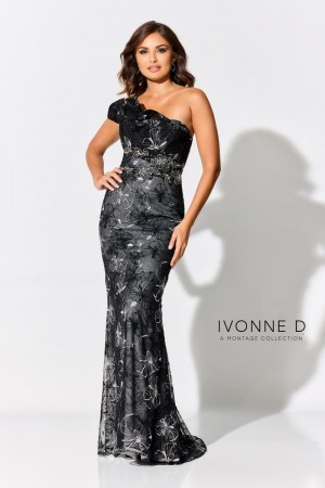 Ivonne D for Mon Cheri ID301 Stunning One Shoulder Gown
