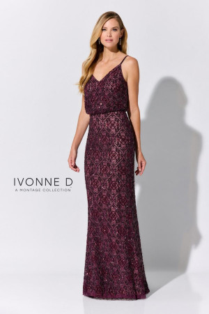 Ivonne D for Mon Cheri ID322 Sparkling Lace Gown