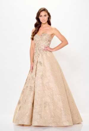 Ivonne D for Mon Cheri ID6202 Dazzling Embroidered Gown