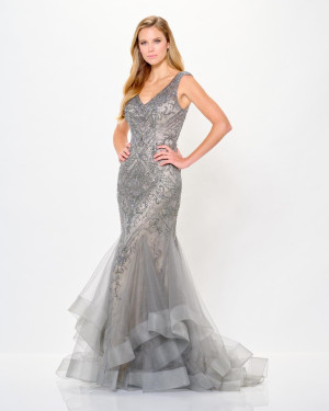 Ivonne D for Mon Cheri ID6210 Showstopping Trumpet Gown