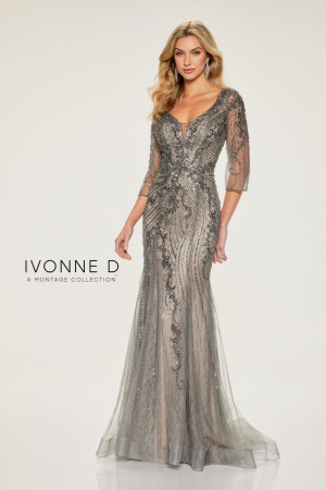 Ivonne D for Mon Cheri ID802 Spectacular Beaded Gown