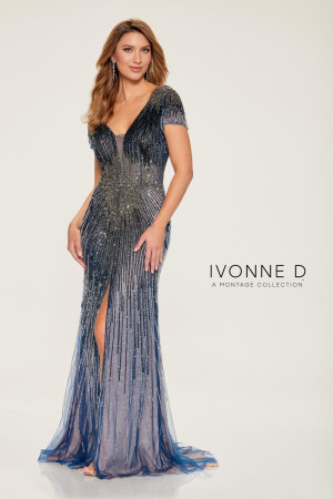 Ivonne D for Mon Cheri ID803 Glamorous Beaded Gown