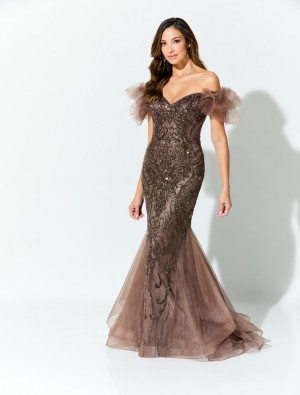 Ivonne D for Mon Cheri ID926 Beaded MOB Gown