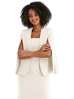 After Six J525 Separate Crepe Cape Jacket