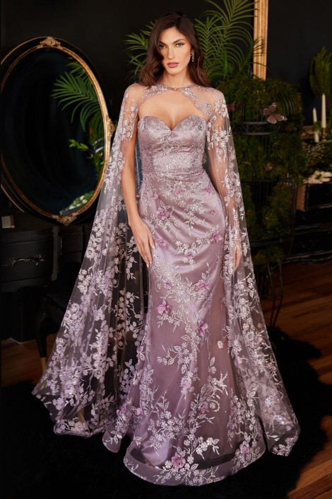 Long sheer cape shop