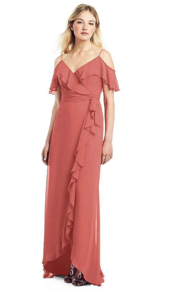 jenny packham lux chiffon gown