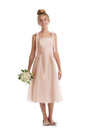 Dessy JR559 Flowy Midi Junior Bridesmaid Dress