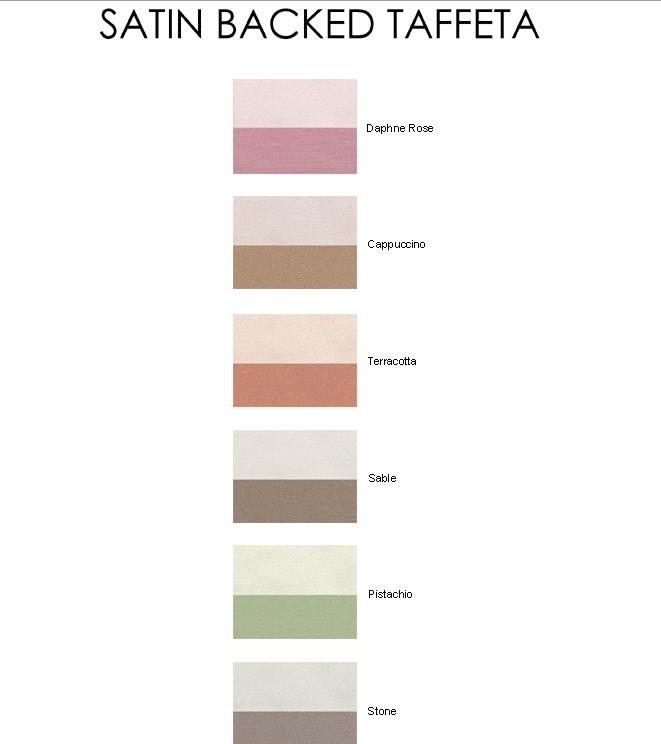 Taffeta Color Chart