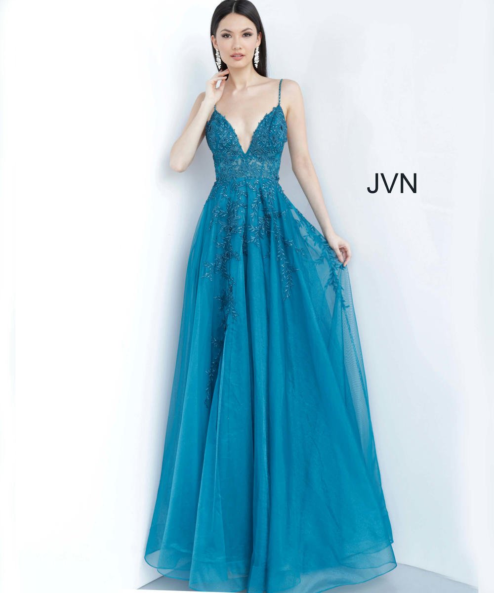 jovani teal dress