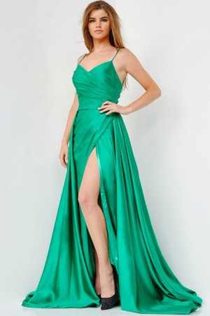 JVN by Jovani JVN07800 Draped Prom Dress