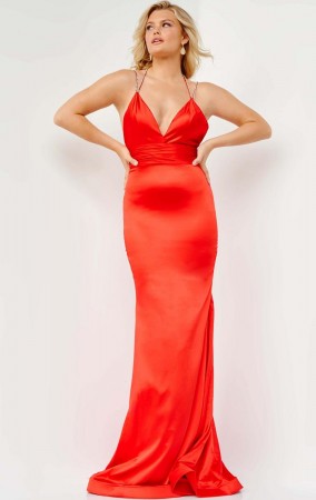 JVN by Jovani JVN3116 Beaded Strap Prom Dress