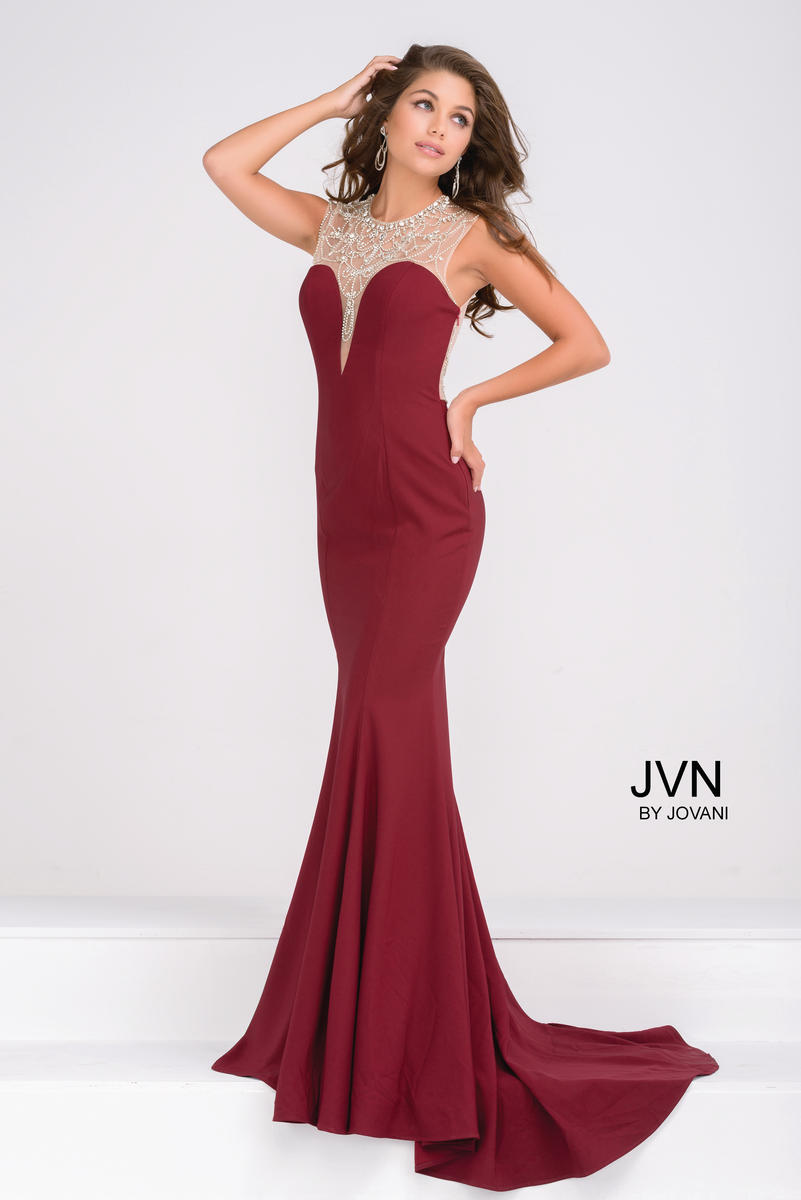 French Novelty Jovani JVN48834 Fitted Prom Dress