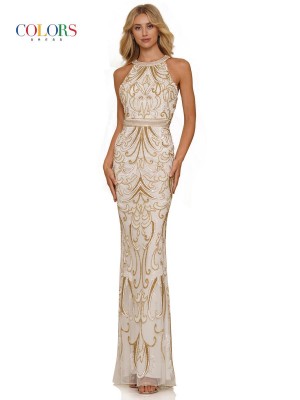 Glow by Colors K150 Elegant Evening Gown