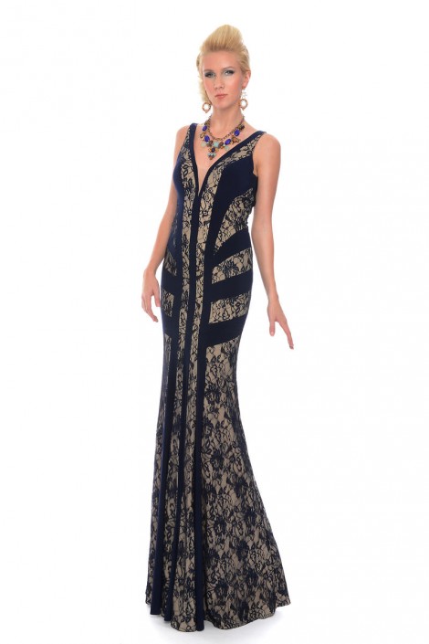 Low Cowl Back Sparkly Sequin Prom Dress with a High Slit - Lux Gal ...