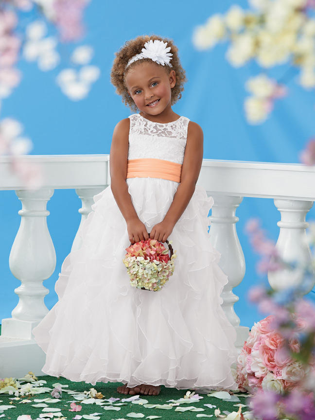 Faith Hope Love Latin Sweet Beginnings Flower Girl Dress