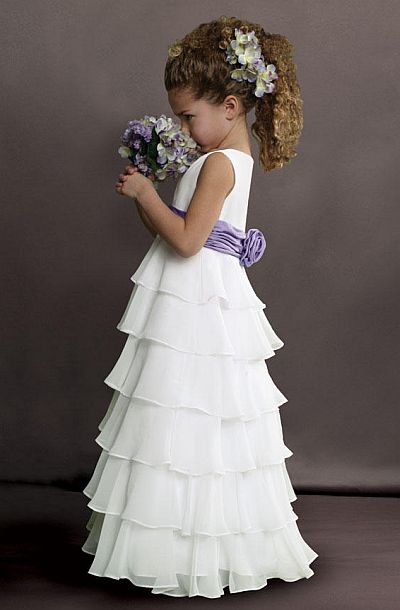 Chiffon Flower Girl Dresses