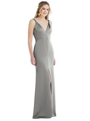 Lovely LB027 Center Slit Long Bridesmaid Dress