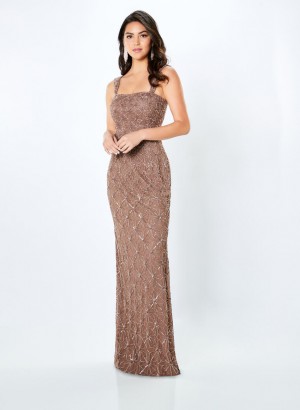 La Valetta LV22102 Sleek Beaded Mother of Bride Gown
