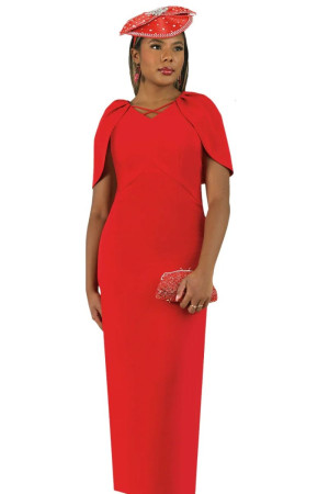 Lily And Taylor 5000 Elegant French Crepe Fitted Church Dress