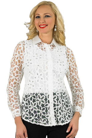 Lily And Taylor S102 Dressy 2 Piece Long Sleeve Blouse Set