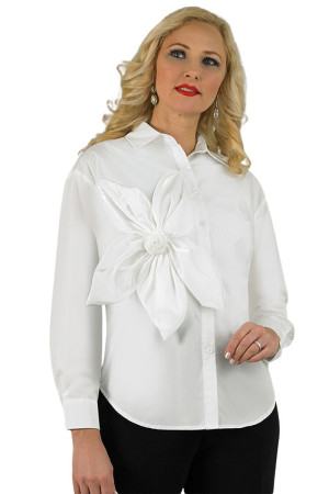 Lily And Taylor S108 Women Long Sleeve Cotton Blend Blouse