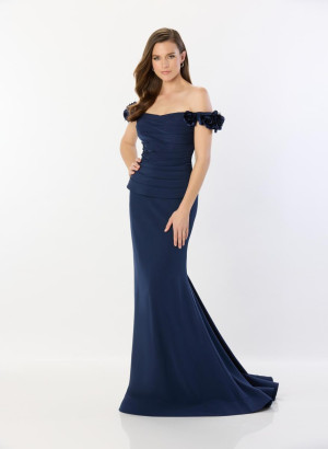 Montage M2242 Floral 3D Off Shoulder Gown