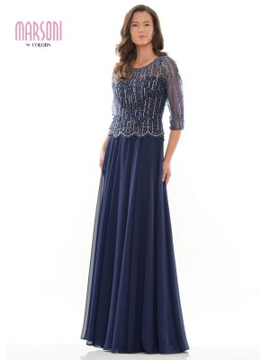 Marsoni by Colors M312 Beaded Chiffon Mothers Gown