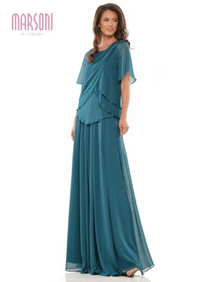 Marsoni by Colors M322 Flowing Chiffon Mothers Gown