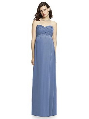 Dessy M426 Lux Chiffon Maternity Bridesmaid Dress
