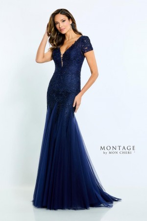 Montage M501 Lace Trumpet Mothers Gown