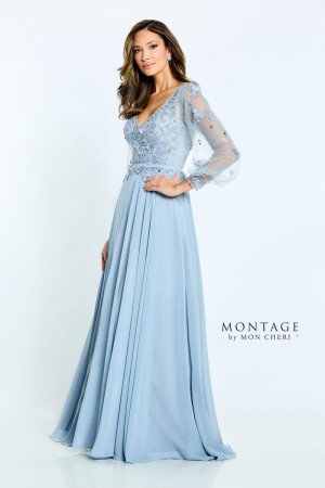 Montage M505 Breezy Long Sleeve Gown