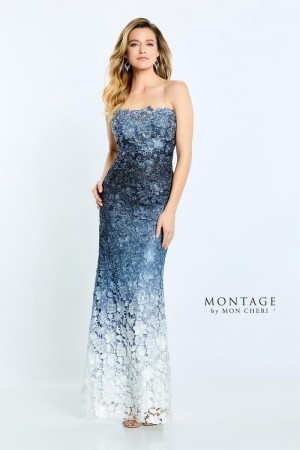 Montage M506 Stunning Ombre Lace Gown